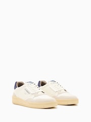 AllSaints Off White Regan Low Trainers - Image 2 of 7