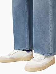 AllSaints Off White Regan Low Trainers - Image 5 of 7