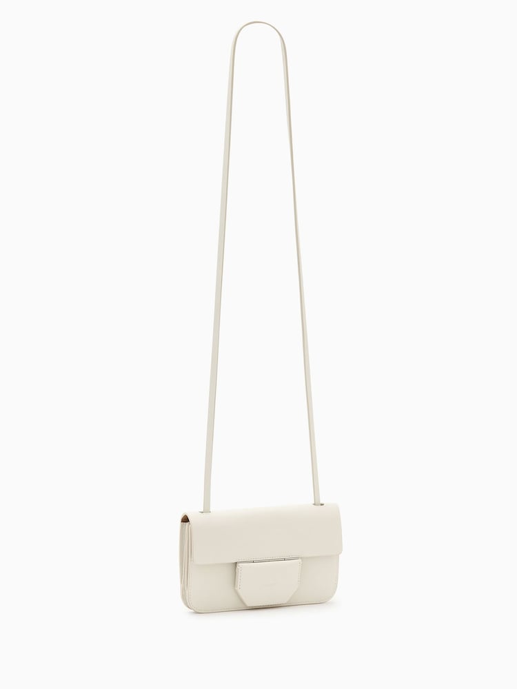 AllSaints White Ann Crossbody Bag - Image 2 of 4