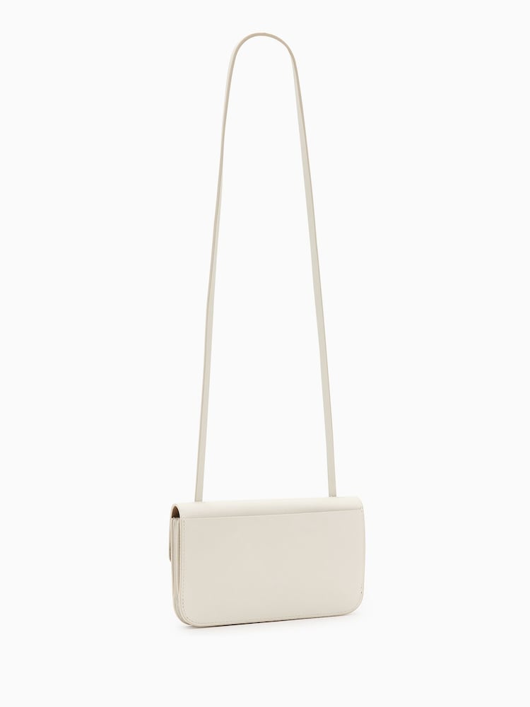 AllSaints White Ann Crossbody Bag - Image 4 of 4