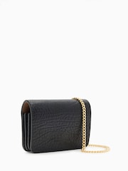 AllSaints Black Honore Grain Xbody Bag - Image 2 of 5