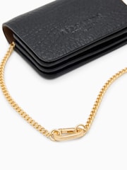 AllSaints Black Honore Grain Xbody Bag - Image 3 of 5