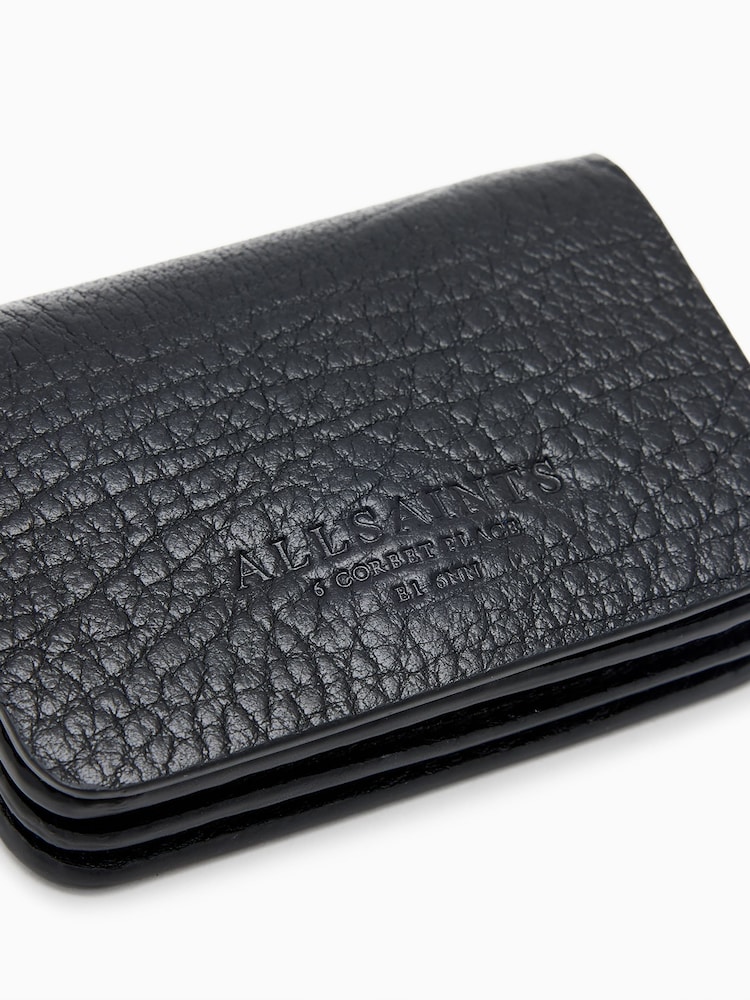 AllSaints Black Honore Grain Xbody Bag - Image 4 of 5