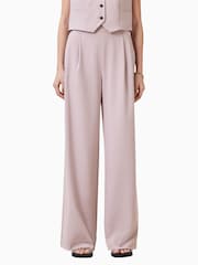AllSaints Pink Aleida Wl Trousers - Image 8 of 11