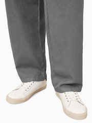 AllSaints White Asaint Lthr Low Trainers - Image 2 of 7