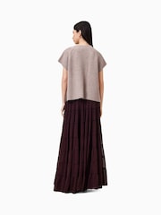 AllSaints Brown Eva Maxi Skirt - Image 6 of 7
