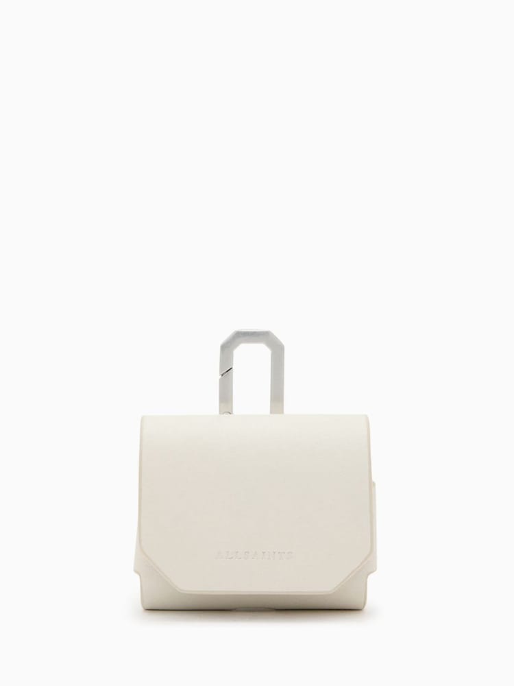 AllSaints White Airpod Hex Case - Image 1 of 4
