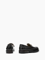 AllSaints Black Bloom Woven Loafers - Image 5 of 7