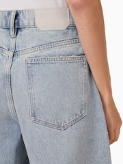 AllSaints Blue Louie Long Shorts - Image 5 of 8