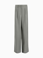 AllSaints Grey Averie Lin Trousers - Image 7 of 7