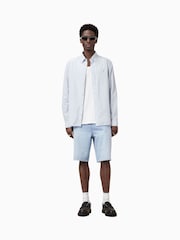 AllSaints Blue Alva Shorts - Image 1 of 7