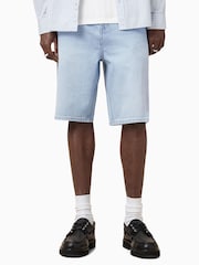AllSaints Blue Alva Shorts - Image 2 of 7