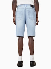 AllSaints Blue Alva Shorts - Image 4 of 7
