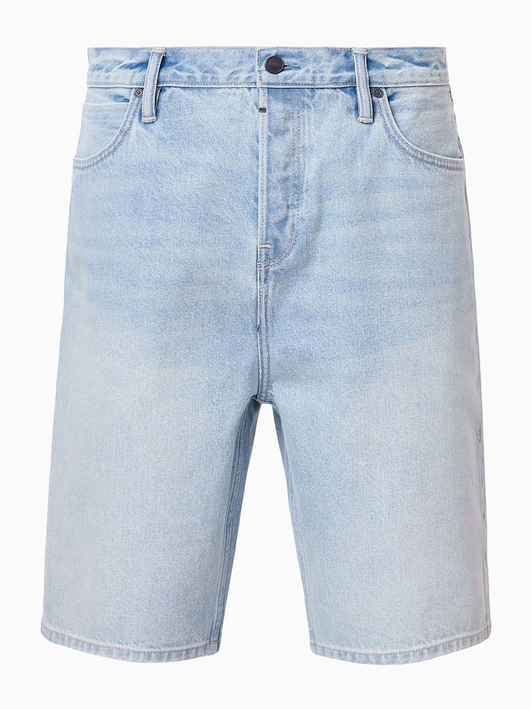 AllSaints Blue Alva Shorts - Image 7 of 7