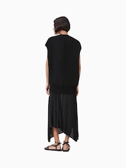 AllSaints Black Leia Harley Dress - Image 2 of 10