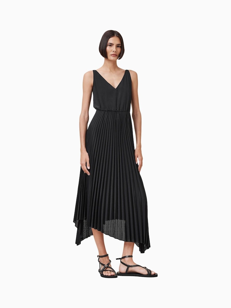 AllSaints Black Leia Harley Dress - Image 3 of 10