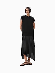 AllSaints Black Leia Harley Dress - Image 4 of 10