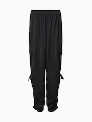 AllSaints Black Kaye Trousers - Image 10 of 10
