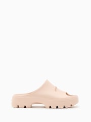 AllSaints Pink Eclipse Sliders - Image 2 of 6