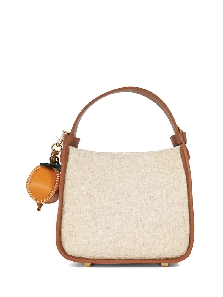 Dune London Brown Daniella Square Grab Bag - Image 3 of 5