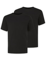 Trutex Basics 100% Cotton T-Shirts 2 Pack - Image 1 of 5