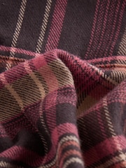 Pink/Brown Check - Camisa Cropped de manga comprida - Imagem 8 de 8