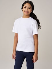 Bela - Trutex Basics 100% Cotton T-Shirts 2 Pack - Slika 3 iz 5