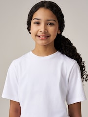Bela - Trutex Basics 100% Cotton T-Shirts 2 Pack - Slika 4 iz 5