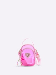 River Island Pink Girls Jelly Festival Bag - Image 1 of 5