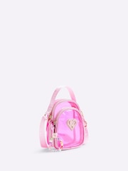 River Island Pink Girls Jelly Festival Bag - Image 2 of 5