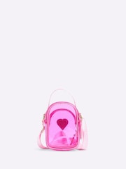 River Island Pink Girls Jelly Festival Bag - Image 3 of 5