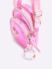River Island Pink Girls Jelly Festival Bag - Image 5 of 5