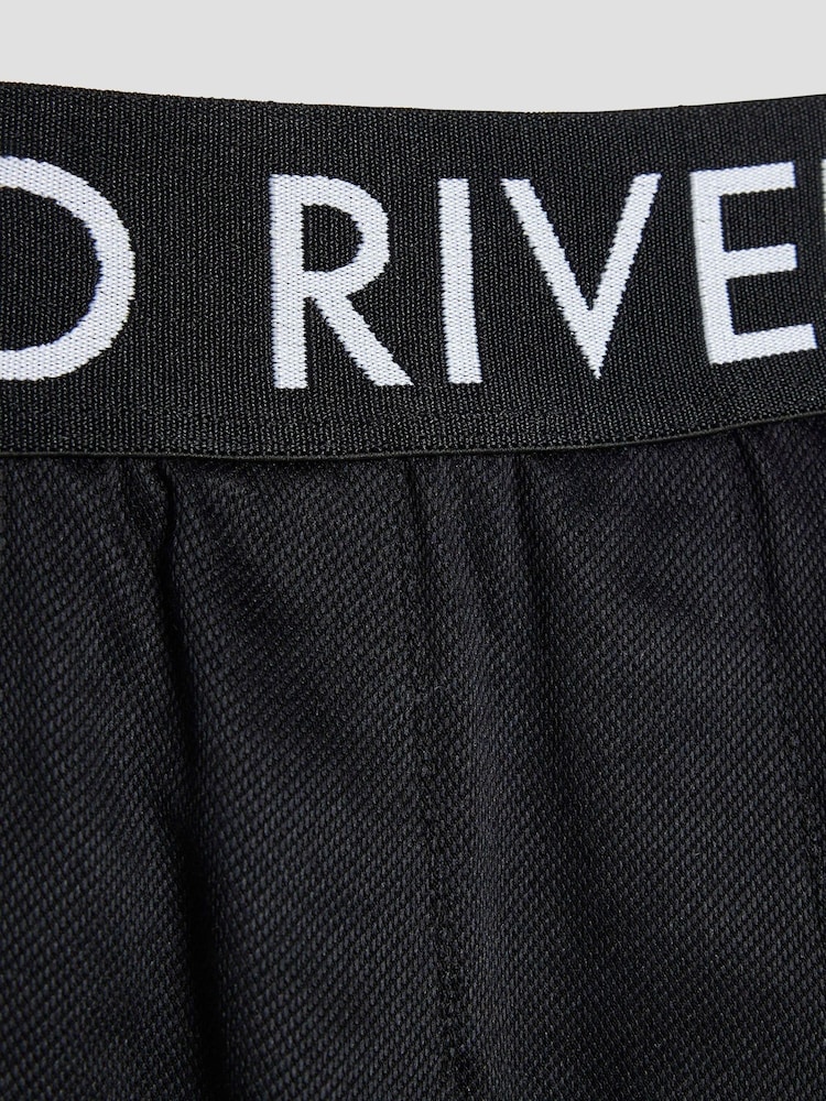River Island Black Girls Pleated 100% Cotton Top & Skirt set - Image 5 of 5