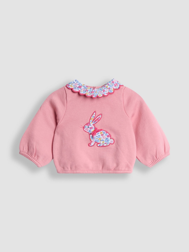 Jojo Maman Bébé Pink Sweatshirt And Leggings Set - Image 2 of 6
