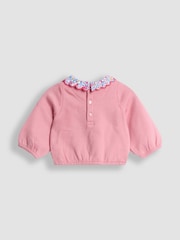 Jojo Maman Bébé Pink Sweatshirt And Leggings Set - Image 3 of 6