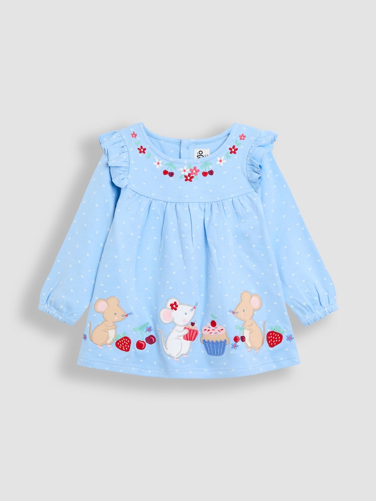 Jojo Maman Bébé Blue Top Leggings Set - Image 2 of 5