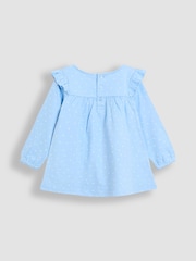 Jojo Maman Bébé Blue Top Leggings Set - Image 3 of 5