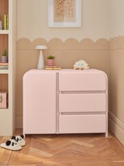 Pink Kids Wide Bubble Wide Chest of Drawers - Image 1 of 12