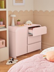 Pink Kids Wide Bubble Wide Chest of Drawers - Image 4 of 12