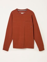 FatFace Wilman Terracotta Crew Sweat - Image 5 of 5