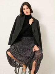 FatFace Black Roll Neck Knitted Jumper - Image 3 of 5