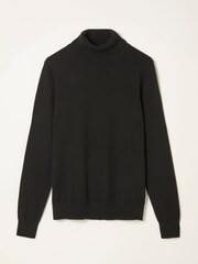 FatFace Black Roll Neck Knitted Jumper - Image 5 of 5