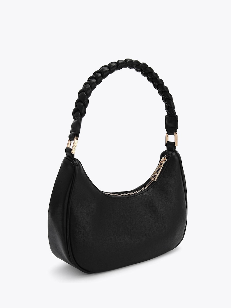 Negro - Carvela Alessia Plait Shoulder Bag - Imagen 4 de 4
