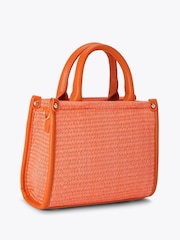 Carvela Pink Sorrento Micro Stripe 100% Cotton Bag - Image 3 of 4