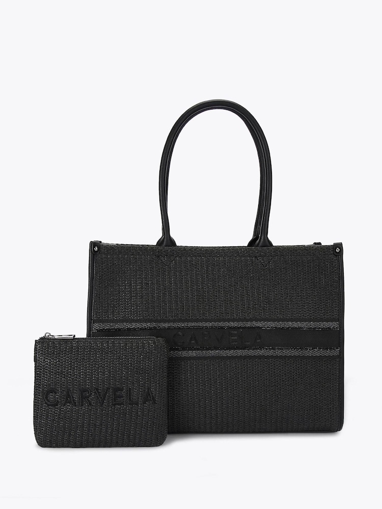 Zwart - Carvela Beach Glam Tote Bag - Image 1 of 4