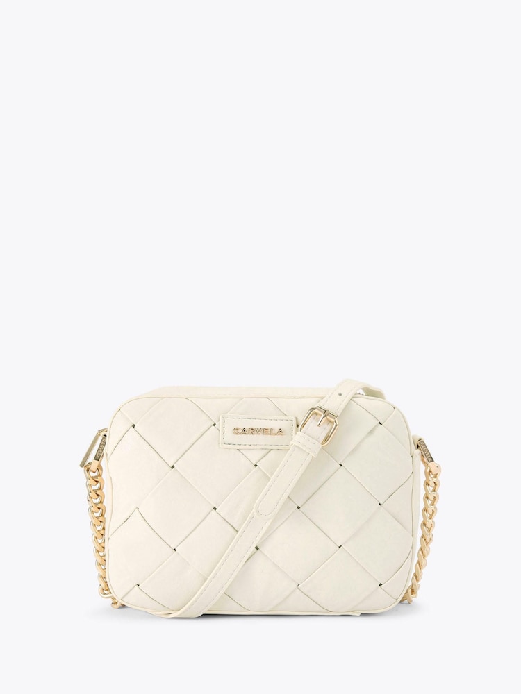 Carvela Lexi Weave Cross-Body Bag - Image 1 of 4
