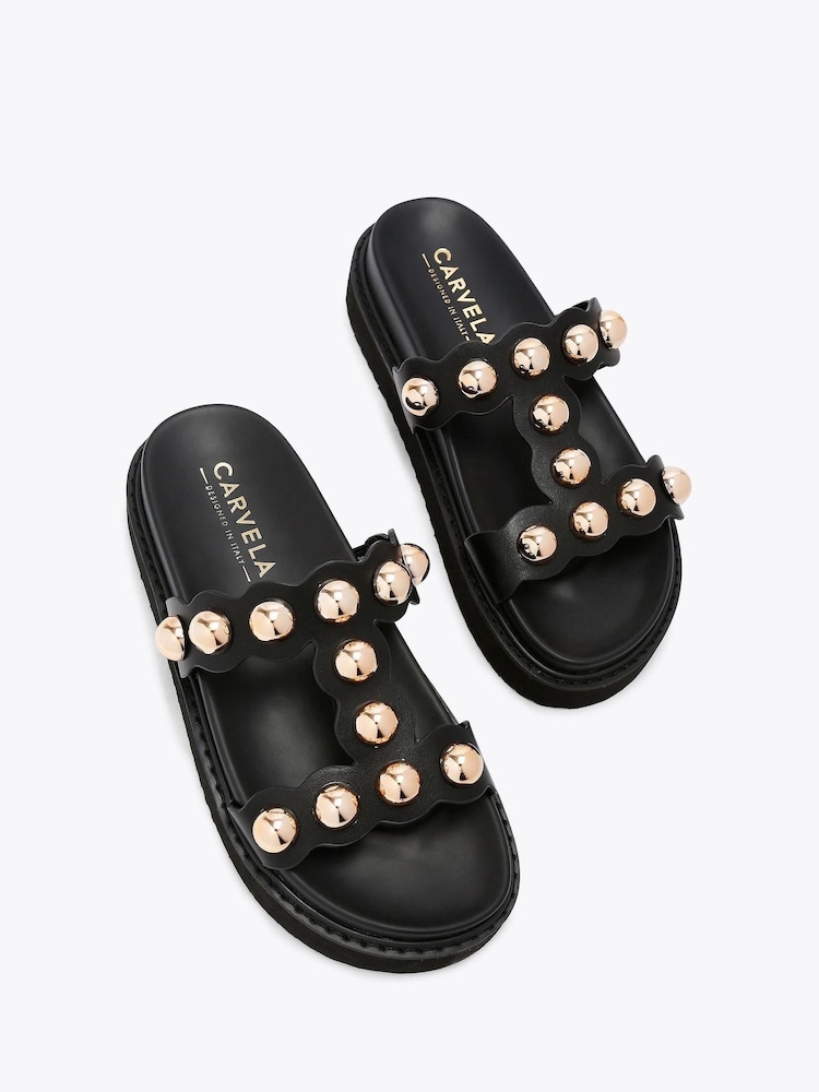 Carvela Gianna Black Sandals - Image 2 of 4
