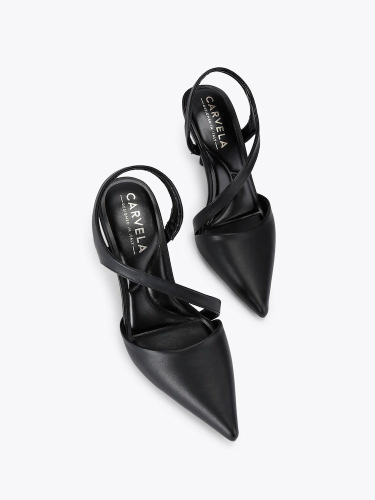 Carvela Symmetry Court Black Shoes - Image 2 of 4