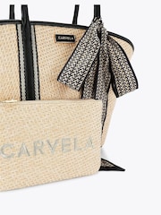 Carvela Sorrento Straw Basket Black Bag - Image 4 of 4