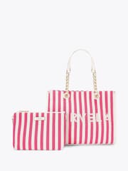 Carvela Cream Sorrento Midi Chain Tote Bag - Image 2 of 5